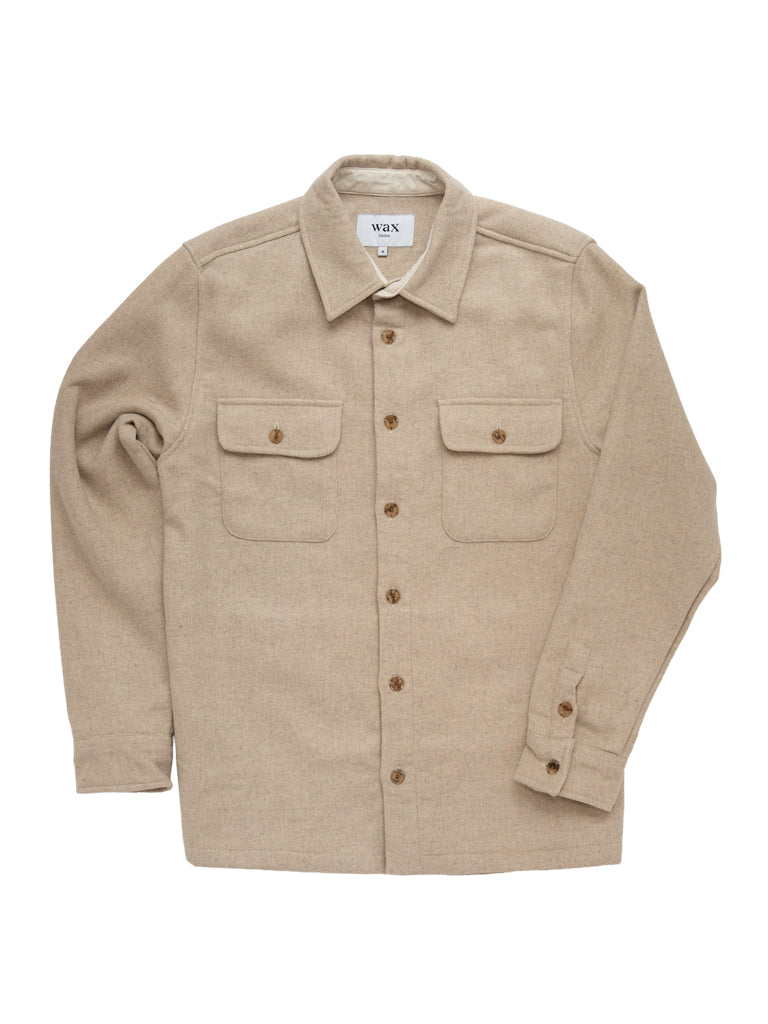 Lomond Overshirt- Natural Wax London Jackets