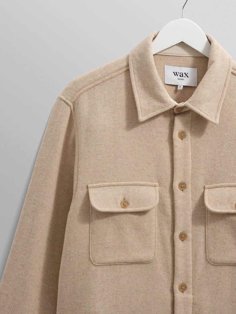 Lomond Overshirt- Natural Wax London Jackets